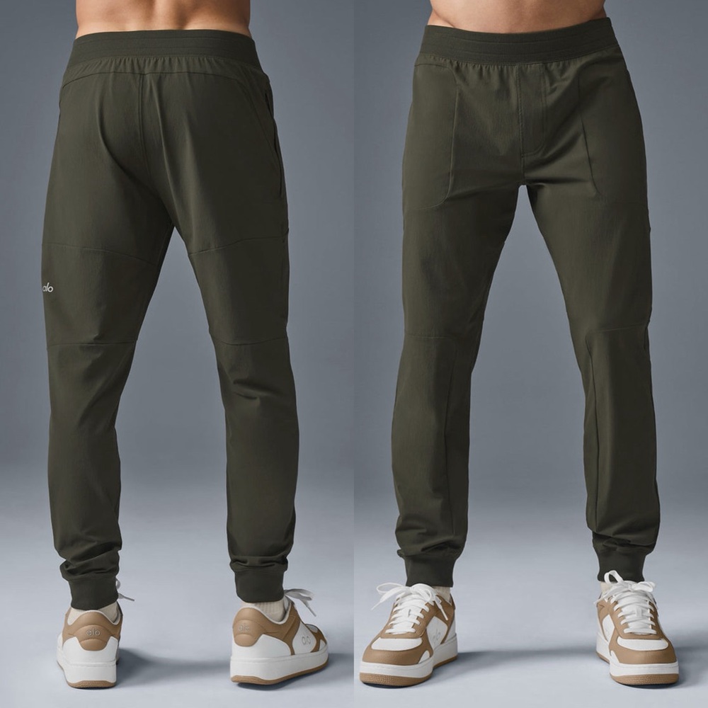 Alo Co-Op Pant Sz M In Stealth Green